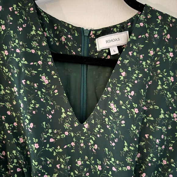 RIHOAS Green Floral Midi Dress - Picture 9 of 9